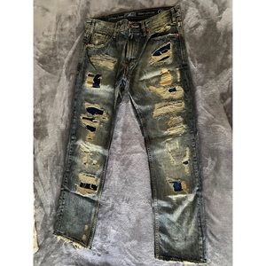 Jordan Craig distressed jeans